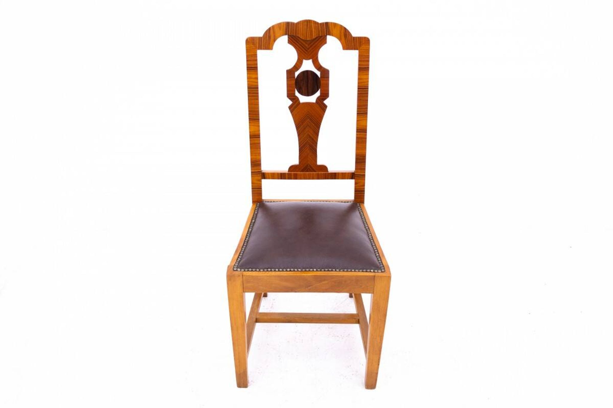 Un ensemble de chaises Art Déco, années 1940, Pologne.