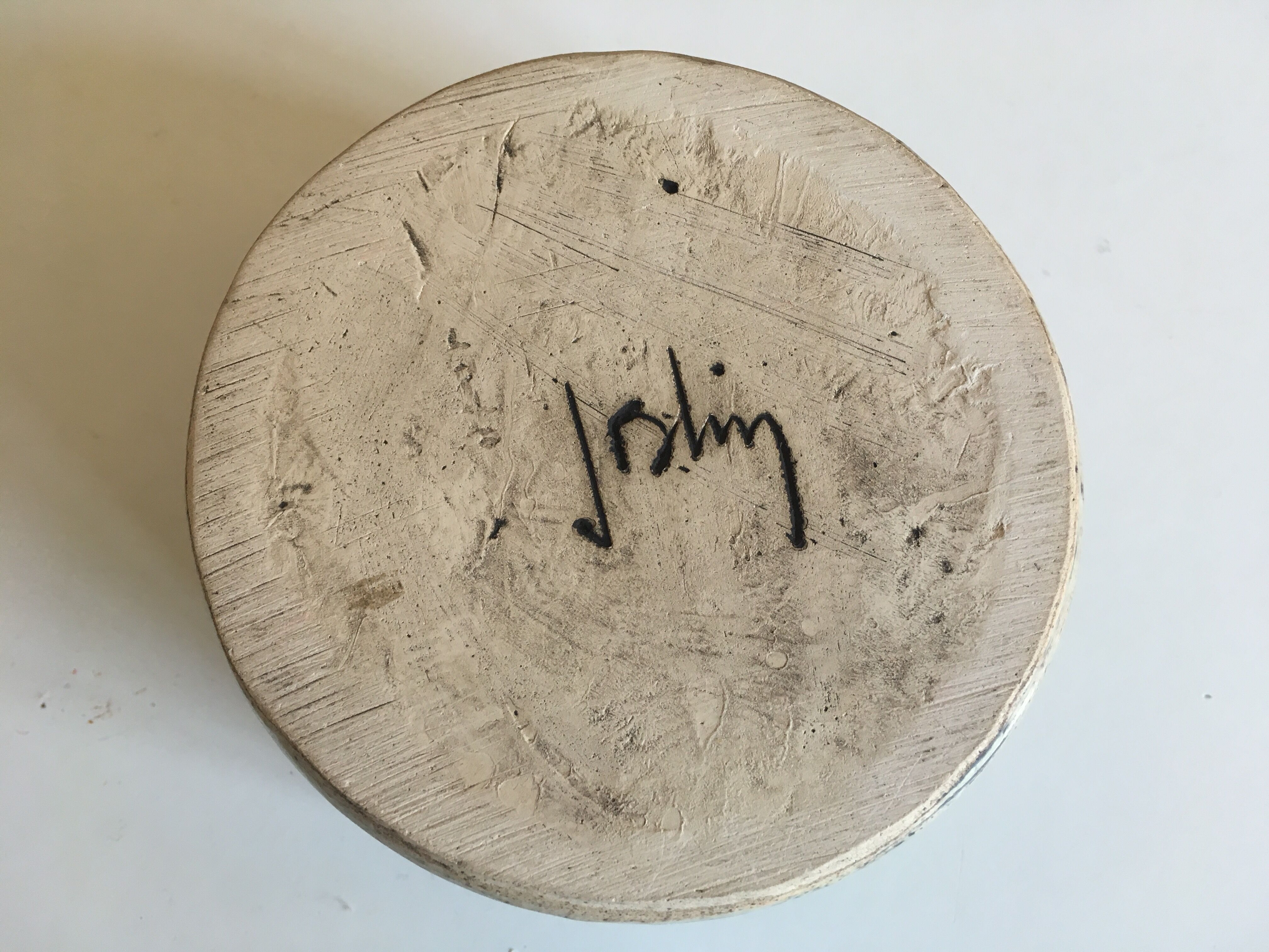 Ashtray by Jacques Blin modernist ceramic Vallauris 50s