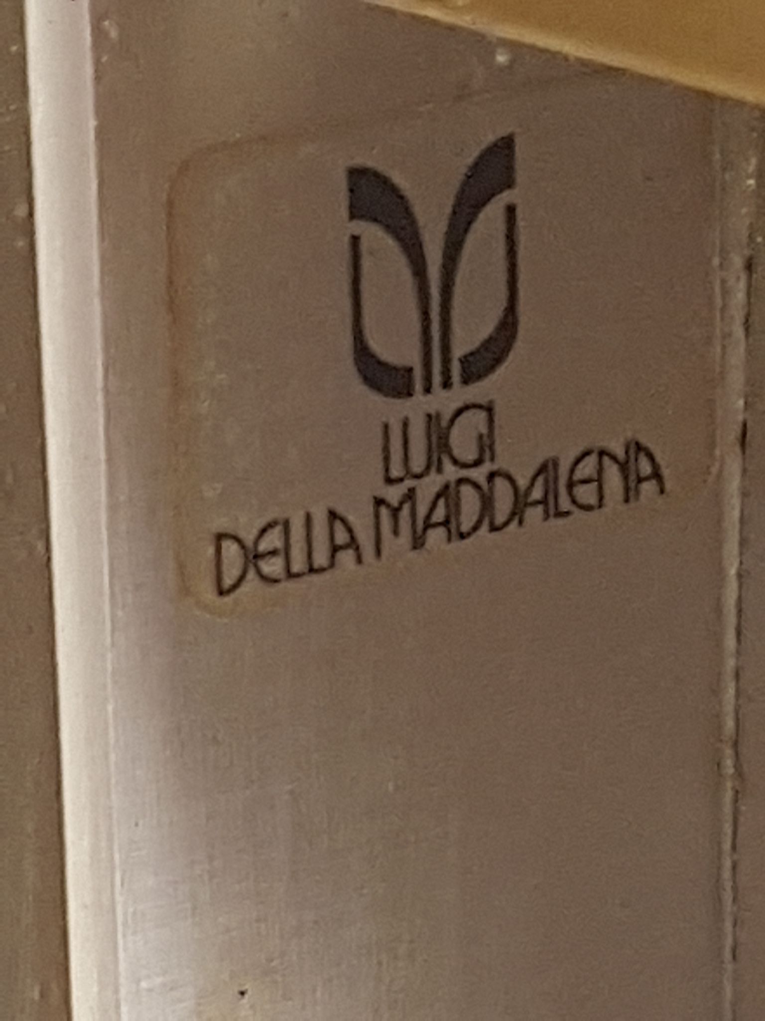1970 1980 of Luigi Della Maddelena vintage Italian rectangular coffee table