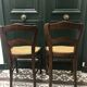 Pair of cane chairs
