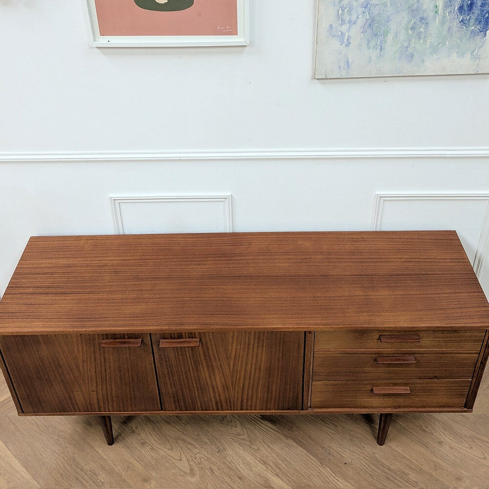 Danish vintage teak sideboard from the 1960s.