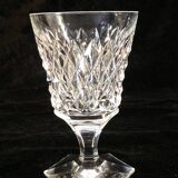 11 wine glasses in Crystal cut with diamond tip CRISTALLERIE DE LORRAINE
