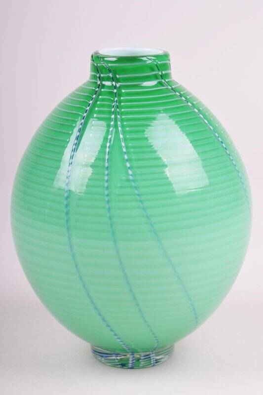 Mid-Century Vase in Glass, Czech, 1960s
