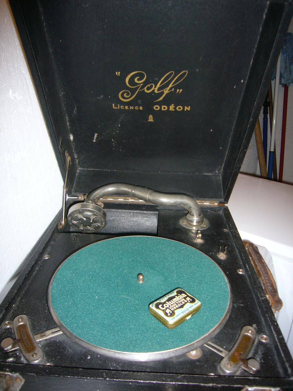 Phonograph golf odéon licence