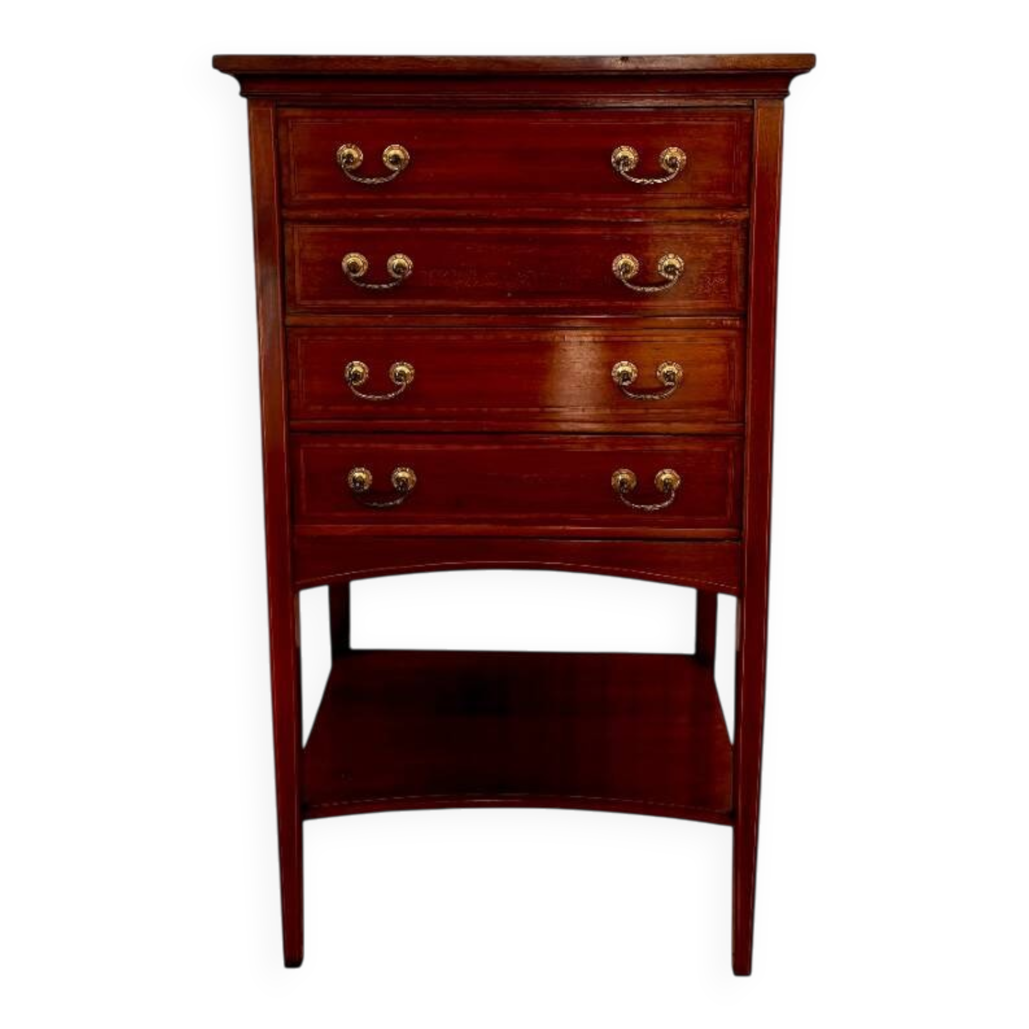 Edwardian storage unit known as a "music cabinet"