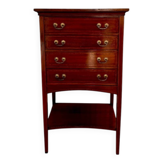 Edwardian storage unit known as a "music cabinet"