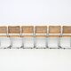 Set of 6 B32 style dining chairs by Marcel Breuer.