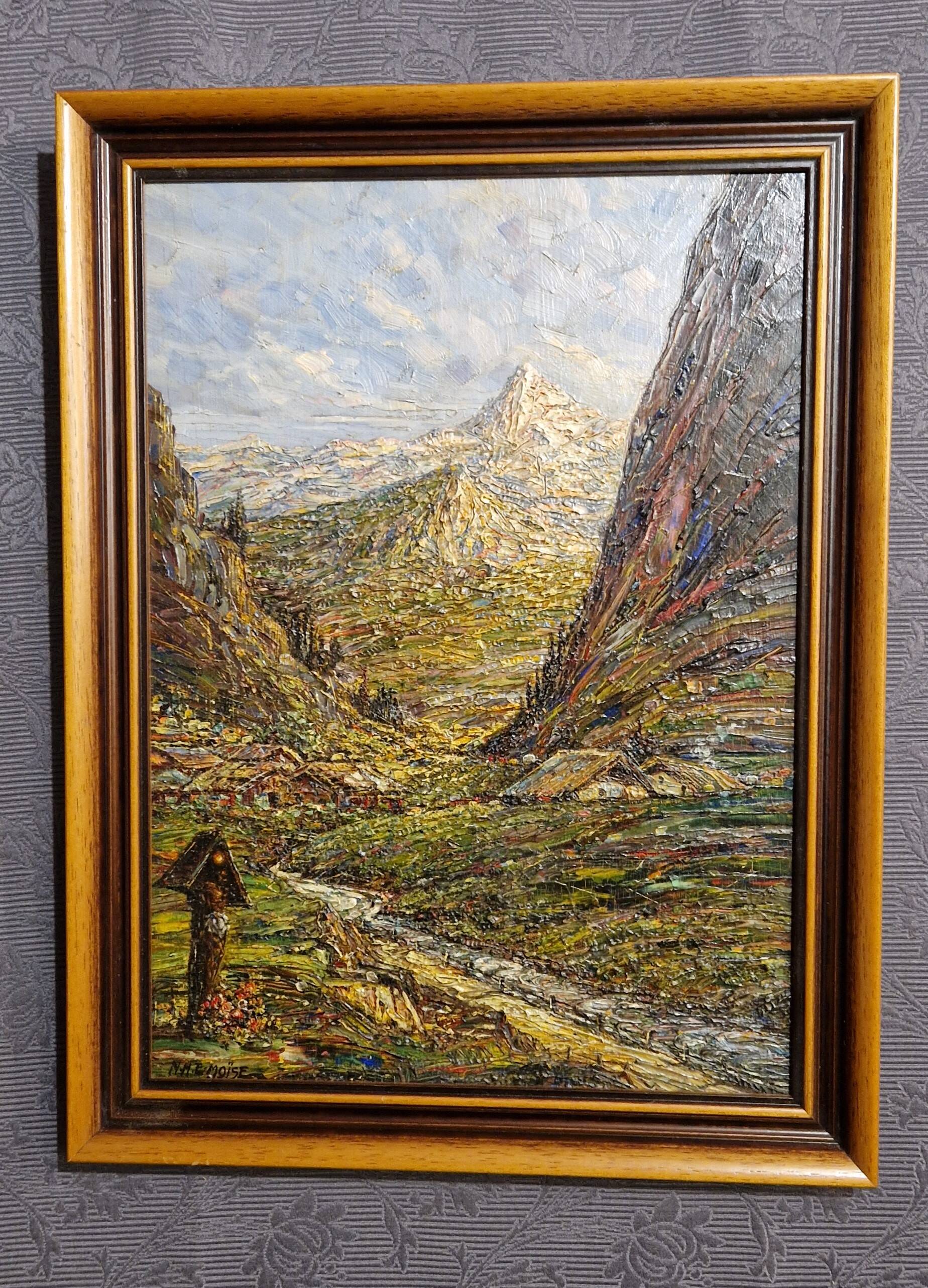 Savoie mountain painting