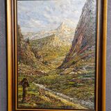 Savoie mountain painting