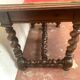 Table bureau Louis XIII en noyer sculpté XIX siècle