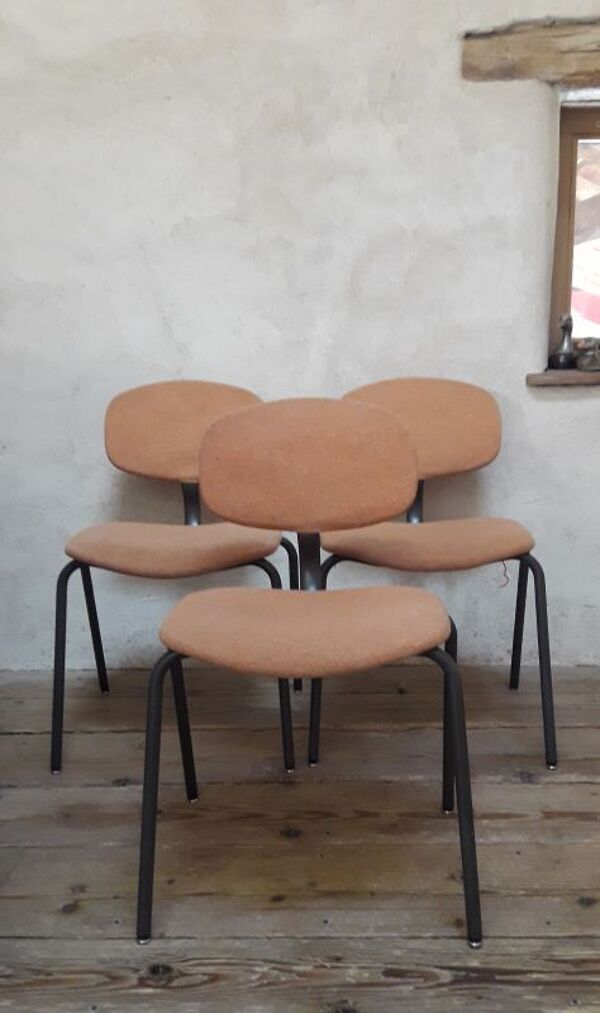 Lot de 3 chaises Steelcase Strafor