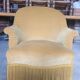 Toad armchair velvet period Napoleon III 19th