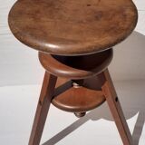 Wooden workshop stool