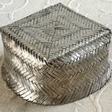 Woven alpaca catchall tray