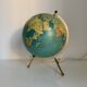Vintage 1969 globe terrestrial tripod glass Taride - 33 cm