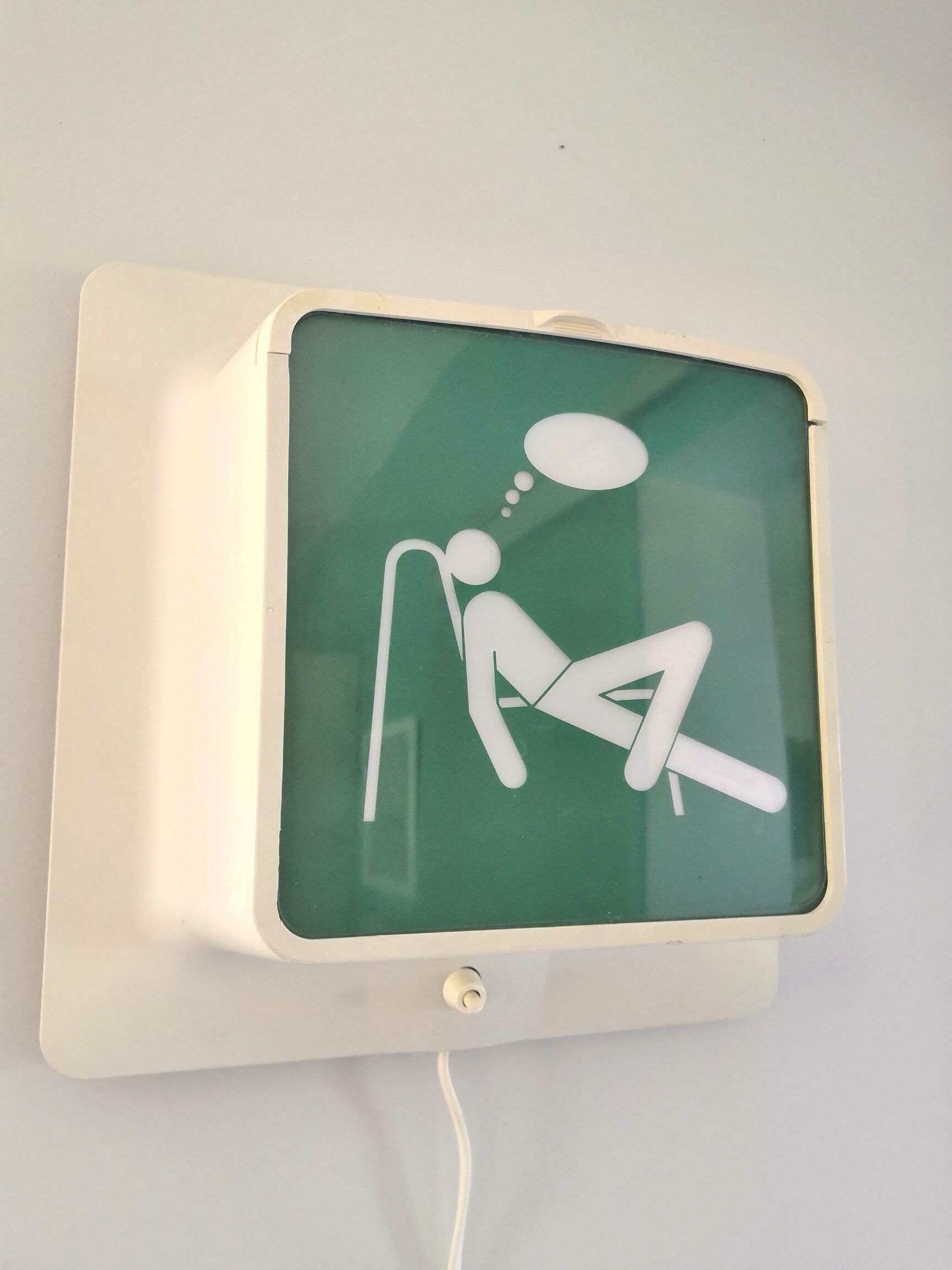 Vintage interchangeable wall lamp Ikea model Skugga