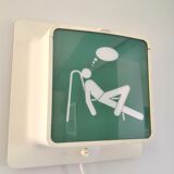 Vintage interchangeable wall lamp Ikea model Skugga