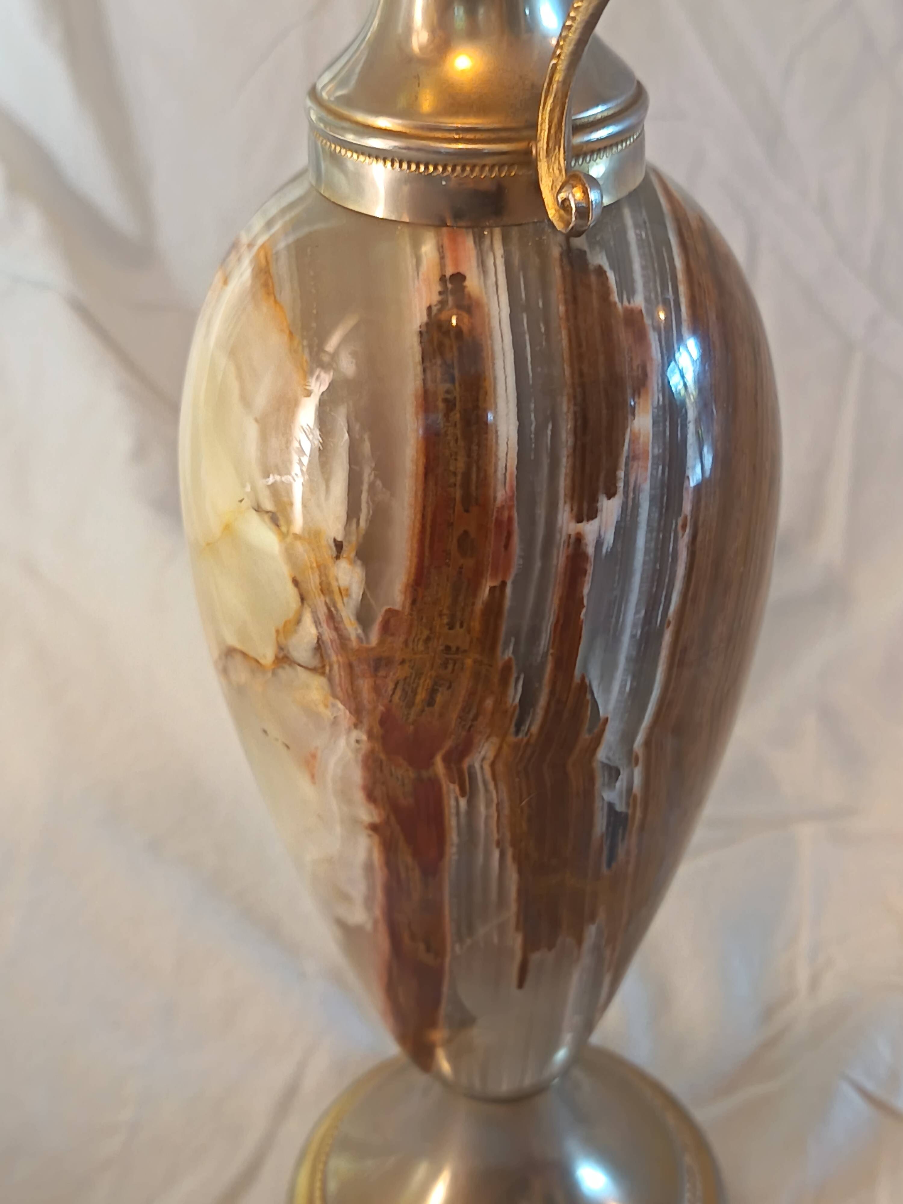 Vase en onyx Vintage.