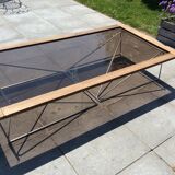 Coffee and high trestle table