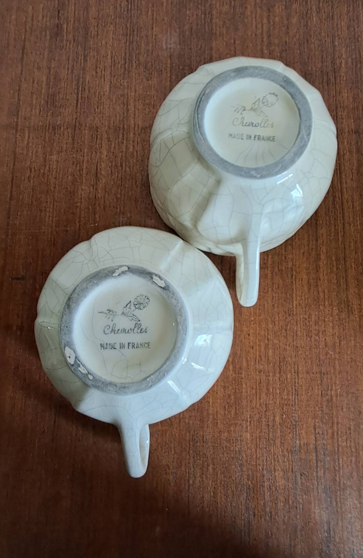 Tea set, pottery from Charolles by Jacques and Kira Molin. An