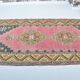 Tapis turc bio rose et jaune sku 3283