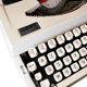 Japy L72 cream typewriter