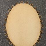 Extra large rattan mirror design Italy