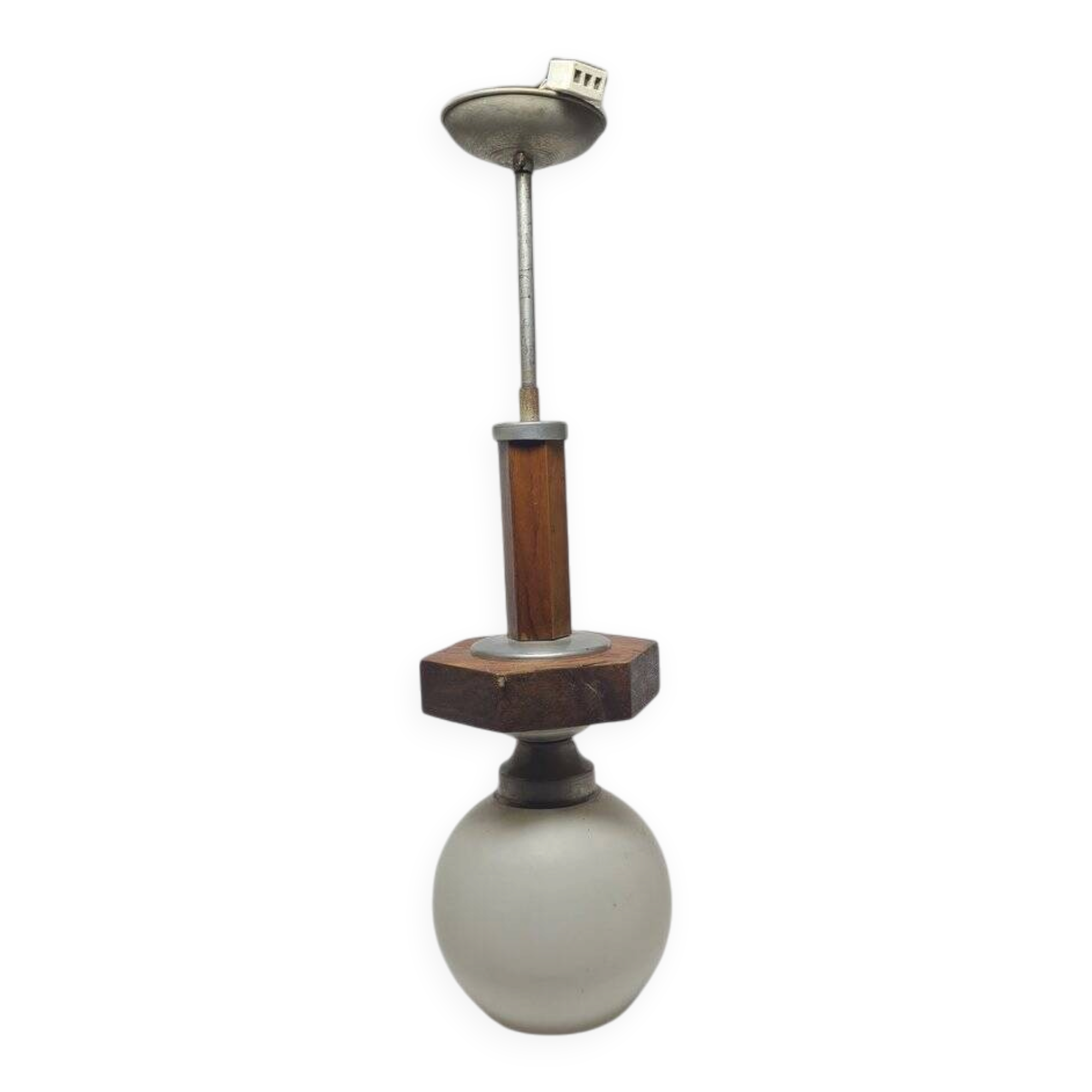 Art Deco pendant lamp, former Czechoslovakia, 1950s