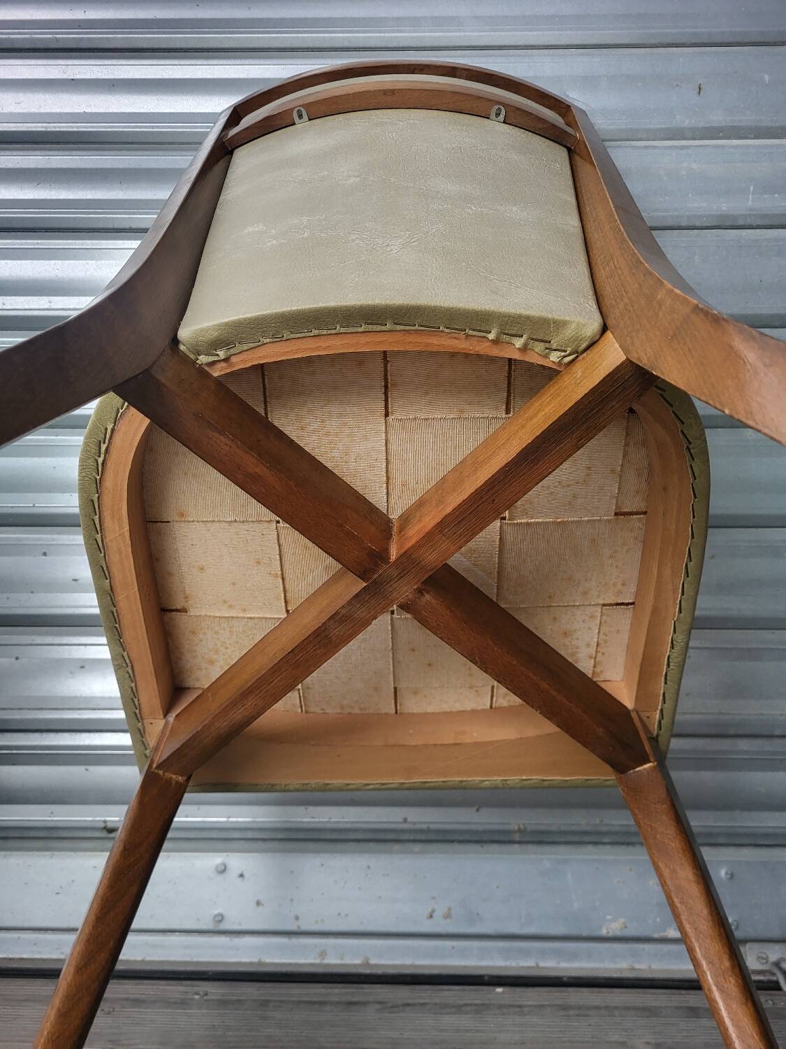 Série suite de 8 chaises Vintage circa 1960