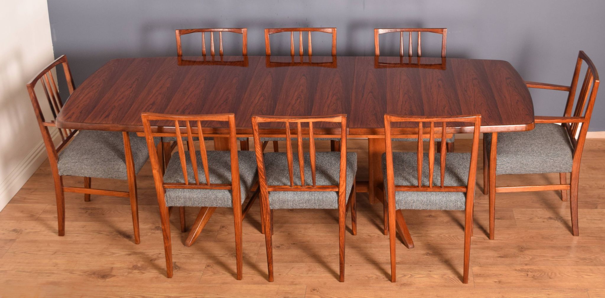 Dining table and 8 chairs
