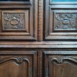 Louis XV buffet in carved oak