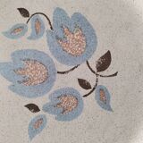 6 Saint-Amand stoneware dinner plates, Sologne pattern