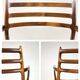 Danish Modern roosewood and leather Mod. 62 Niels Møller chair, 1962