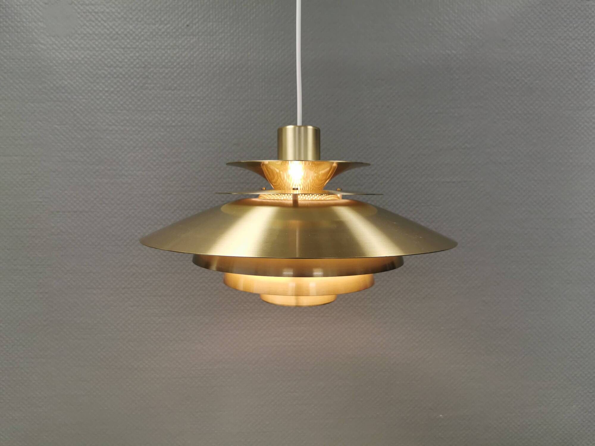 Danish designed hanging lamp, produced by JEKA model Verona 1980s