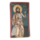 Greek god, oil on cardboard, icon