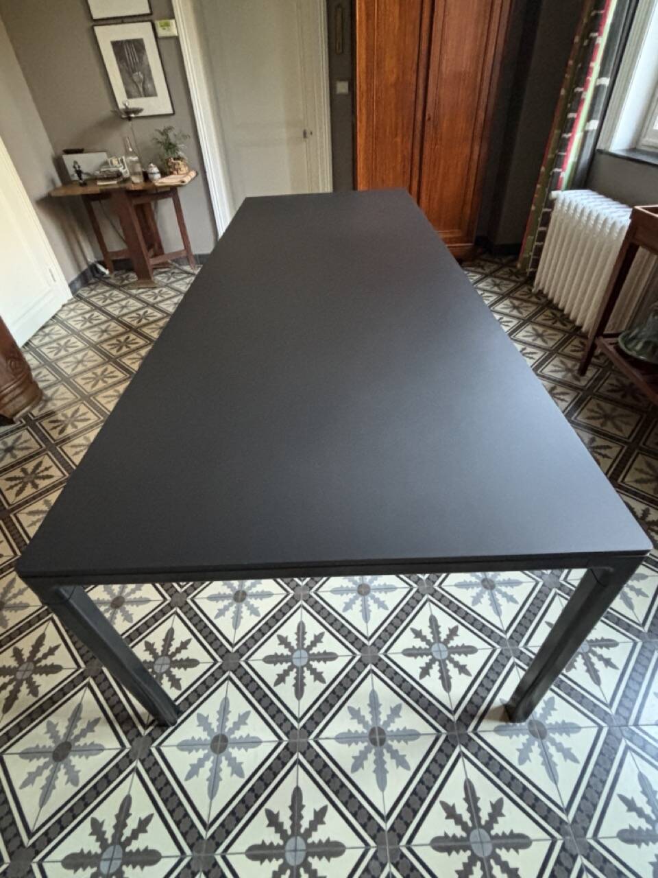 Black table Scandinavian model T12 HAY
