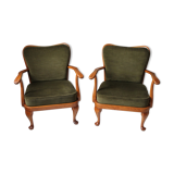 Pair English Chair nineteenth Chippendale style