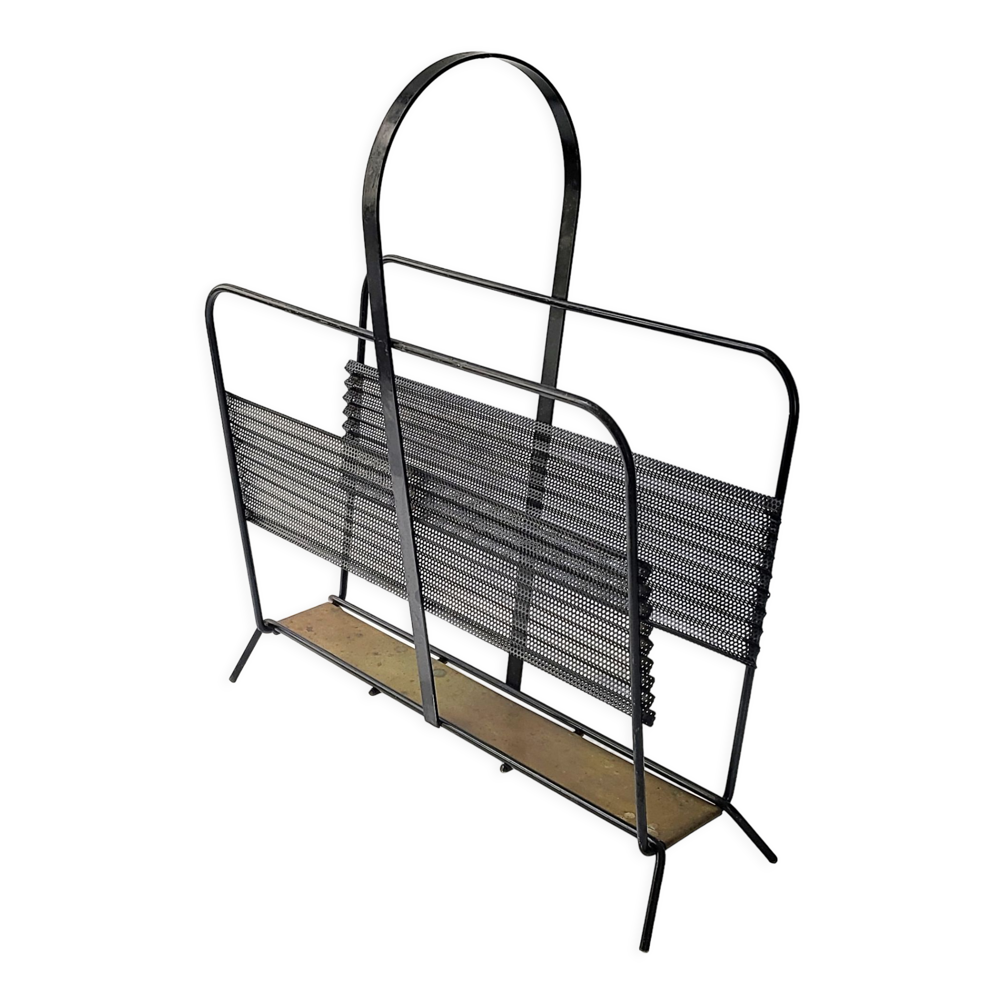 Vintage magazine holders by Mathieu Matégot, model "Harper's", 1950