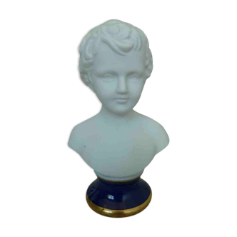Buste jeune garçon porcelaine de Limoges