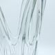 Vase de Murano - Sculpture en verre clair - Soufflé à la main