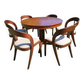 Vintage teak table and chairs
