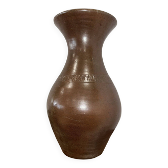 Old stoneware vase
