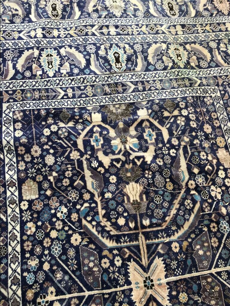 Tapis ancien Belutch Afghan fait main en laine 200x300 cm
