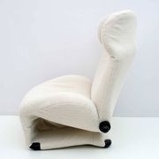 Bouclè Wink Lounge Chair by Toshiyuki Kita for Cassina, 1980s