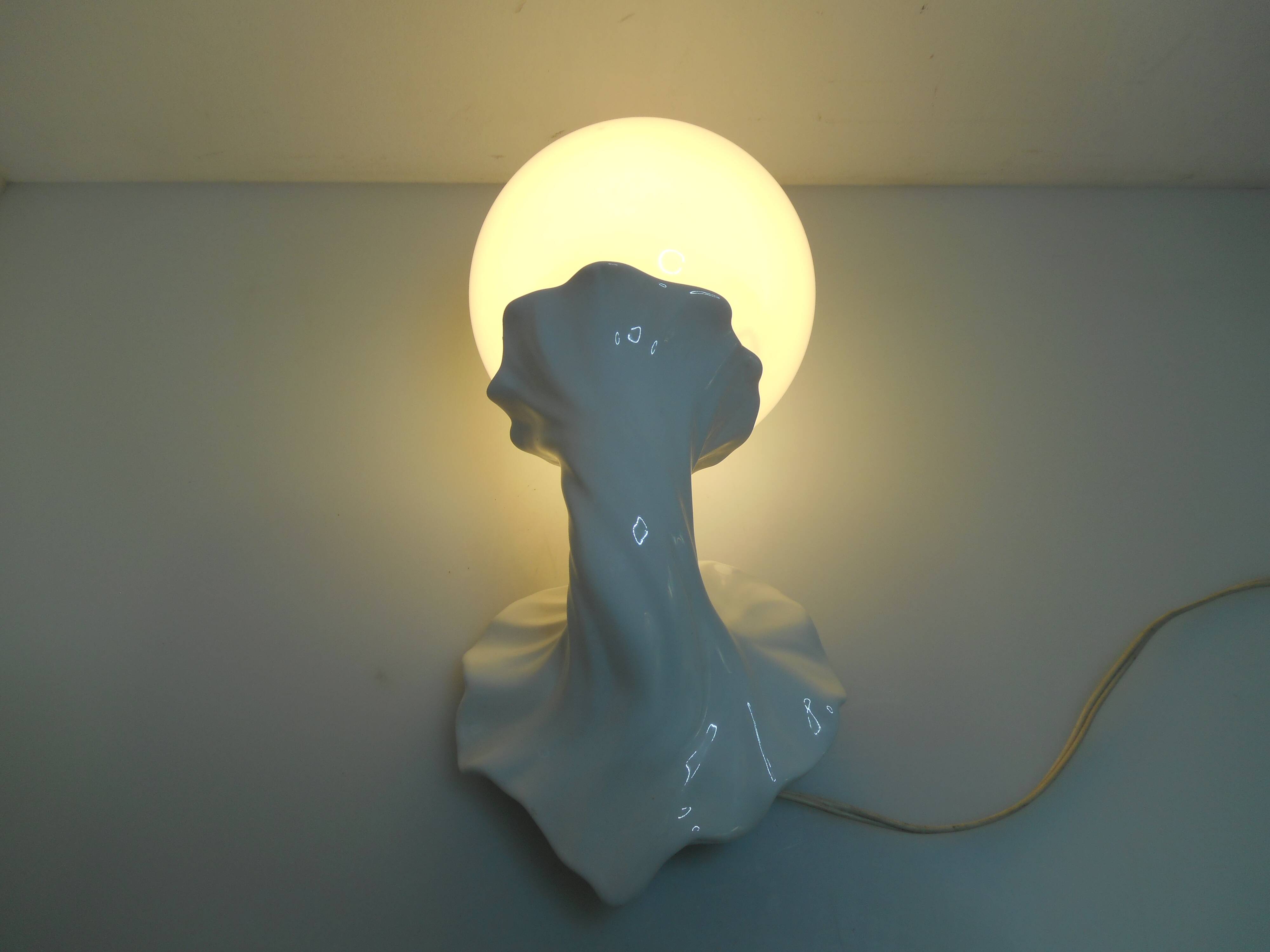 Wall light white ball