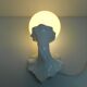 Wall light white ball