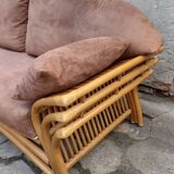 Rattan Sofa, 1980s