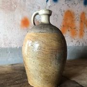 old pot with handle, old pot, jar with handle, interior decoration, jar