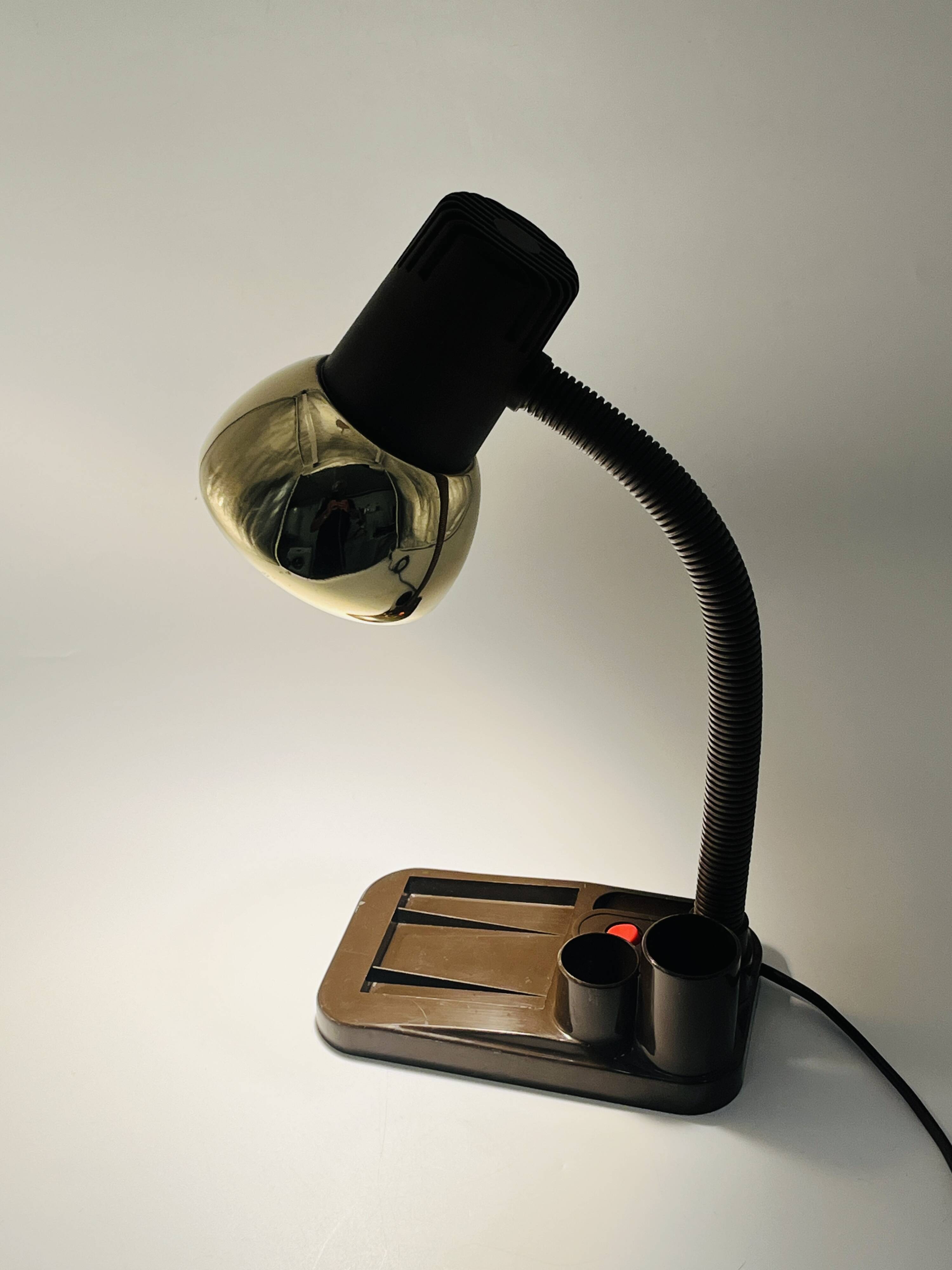 Vintage desk lamp 1980s design organiser