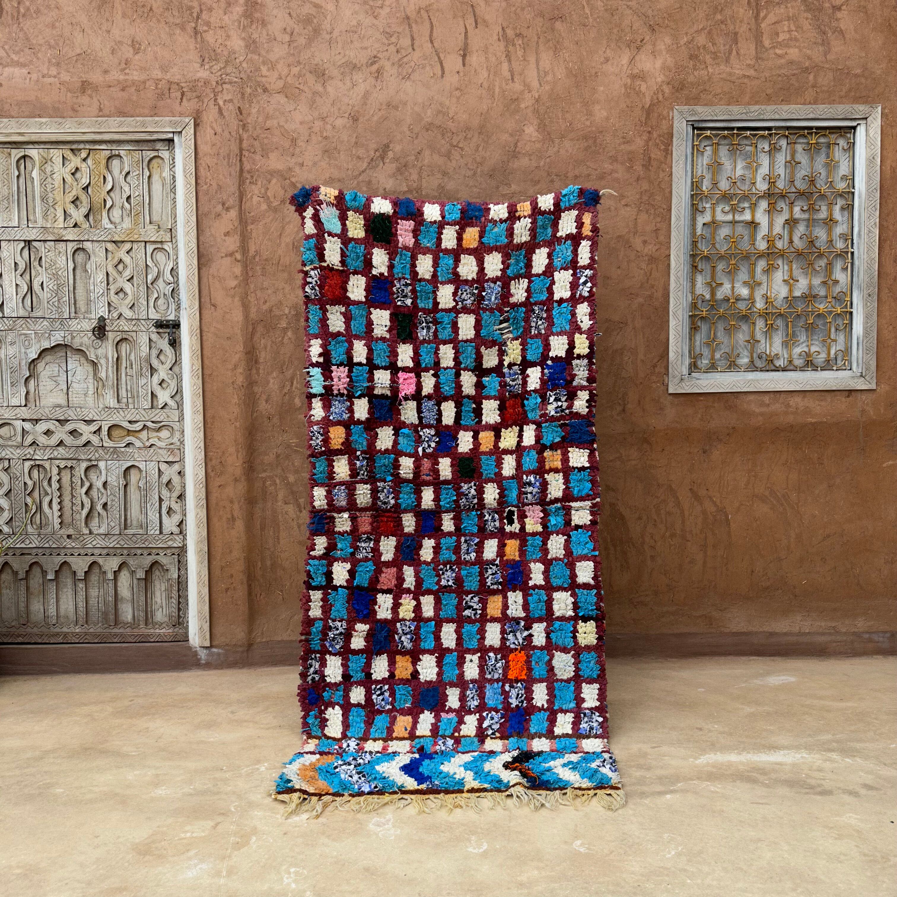 Moroccan carpet - 93 x 214 cm